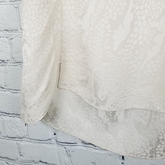 REBECCA TAYLOR | 100% silk animal print blouse - Picture 3 of 11